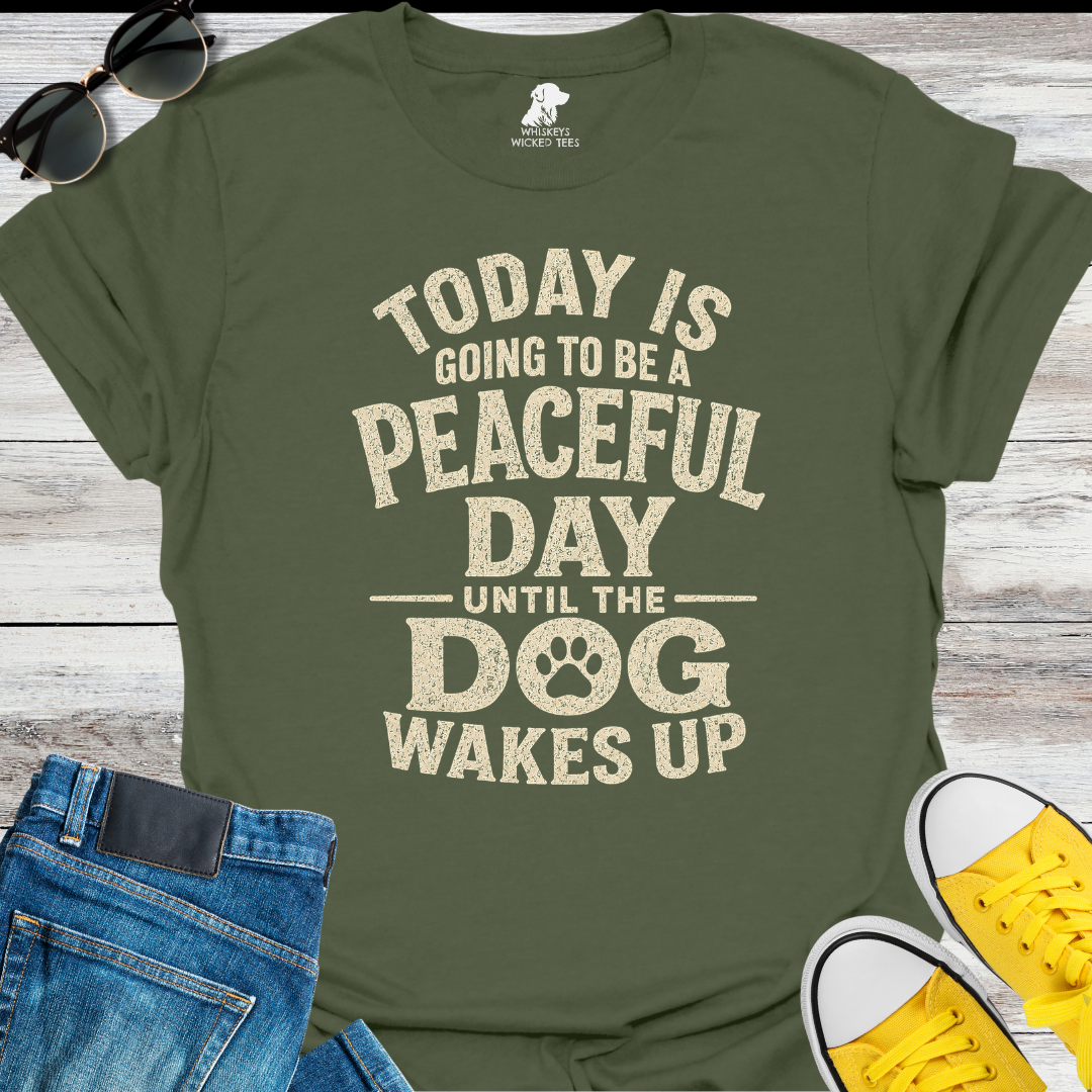 Today Is Going To Be A Peace day....  T-shirt