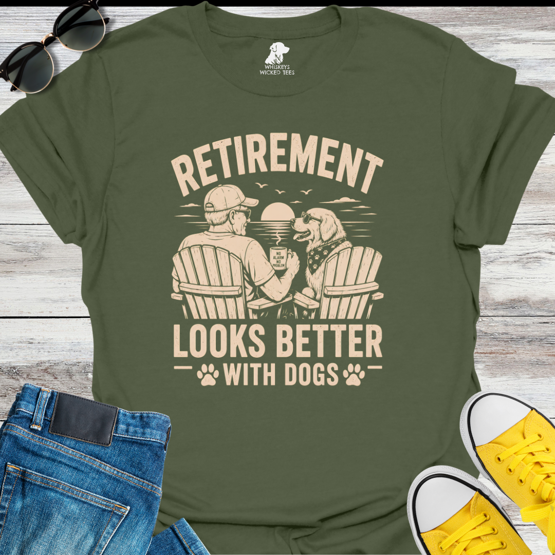 Retirement Looks Better with a Dog T-shirt