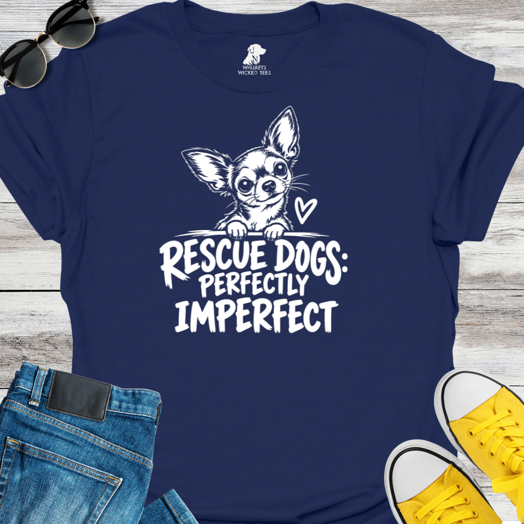 Rescue Dogs Perfectly Imperfect  T-Shirt
