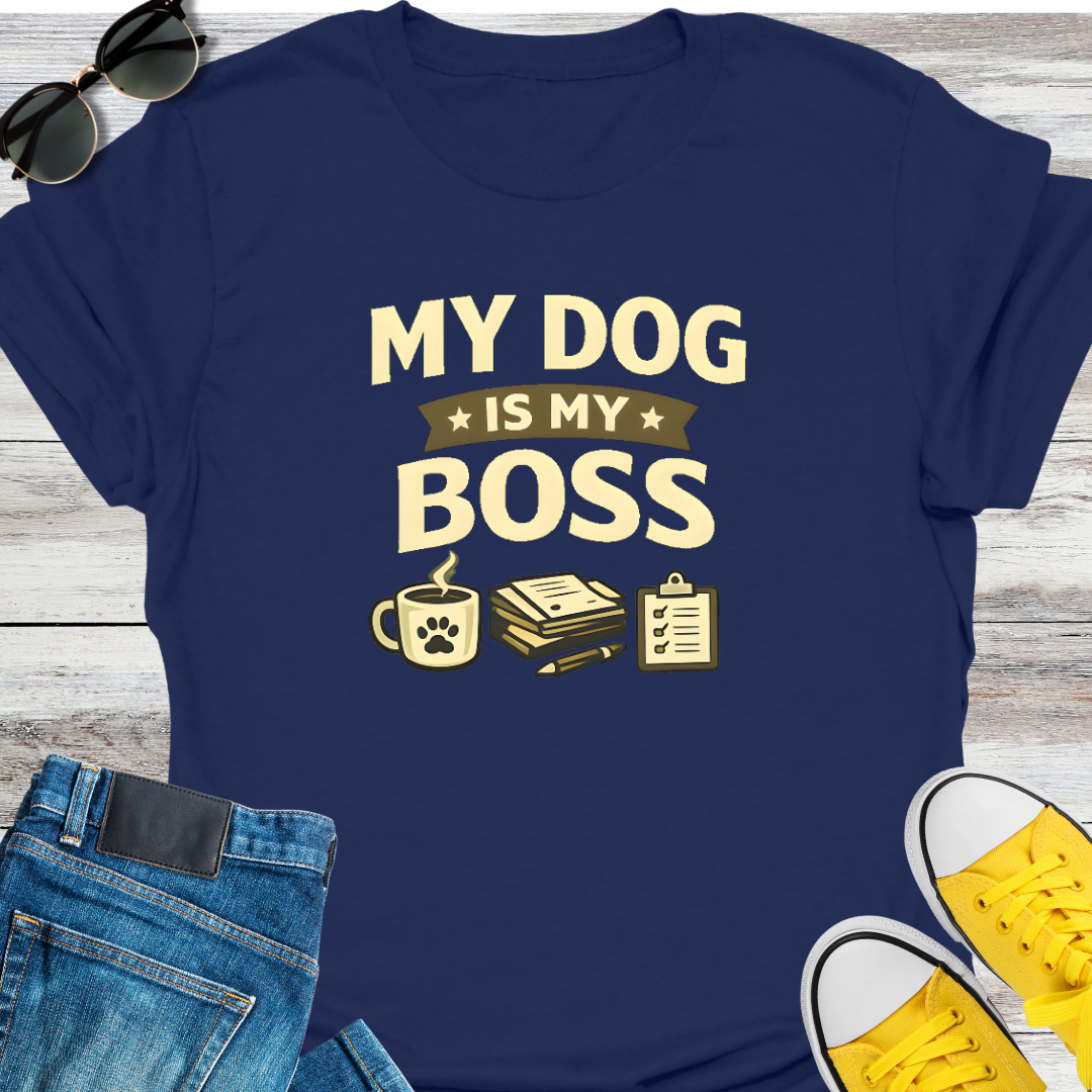 My Dog Is My Boss T-Shirt