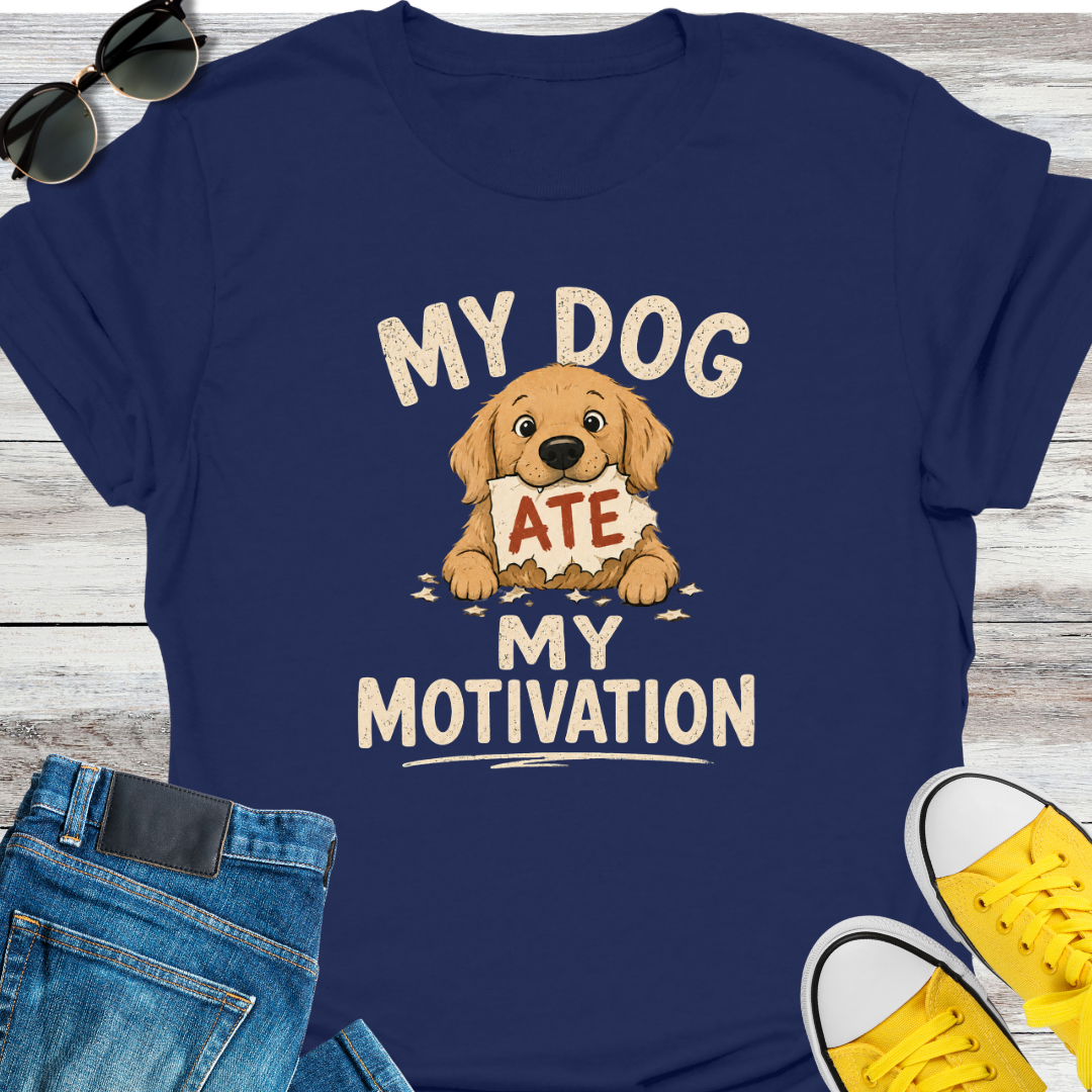 My Dog Ate My Motivation T-Shirt