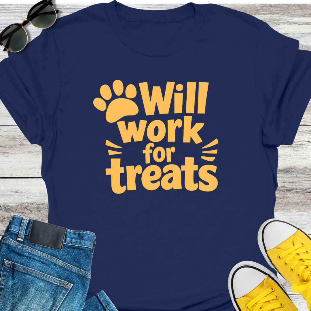 Will Work for Treats T-Shirt