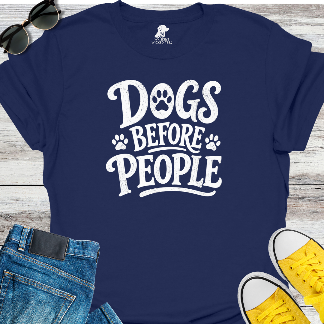 Dogs Before People T-shirt