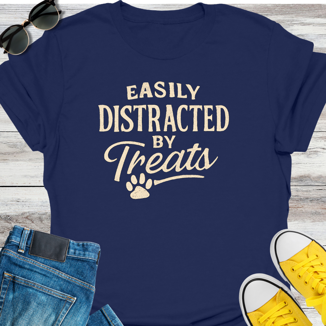 Easily Distracted By Treats T-Shirt