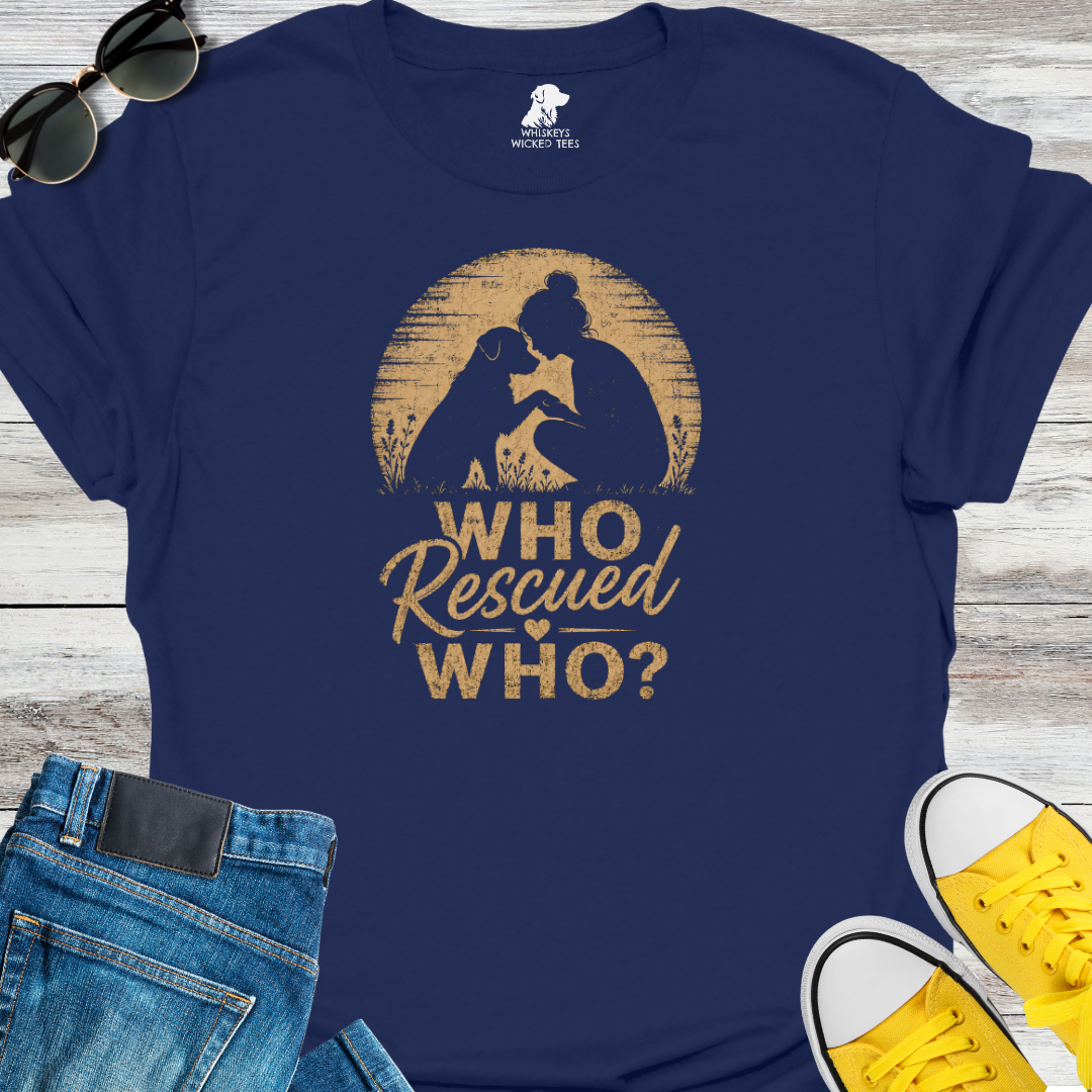 Who Rescued Who -Girl T-shirt