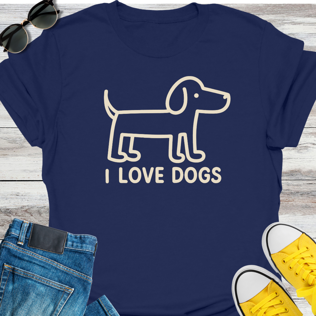 I Love Dogs T-Shirt