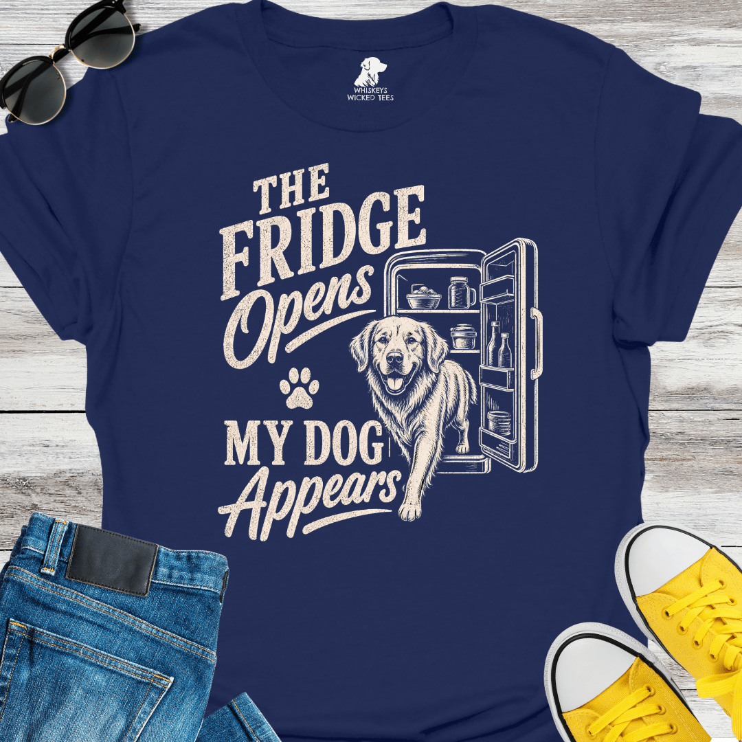 The Fridge Opens  My Dog Appears  T-shirt