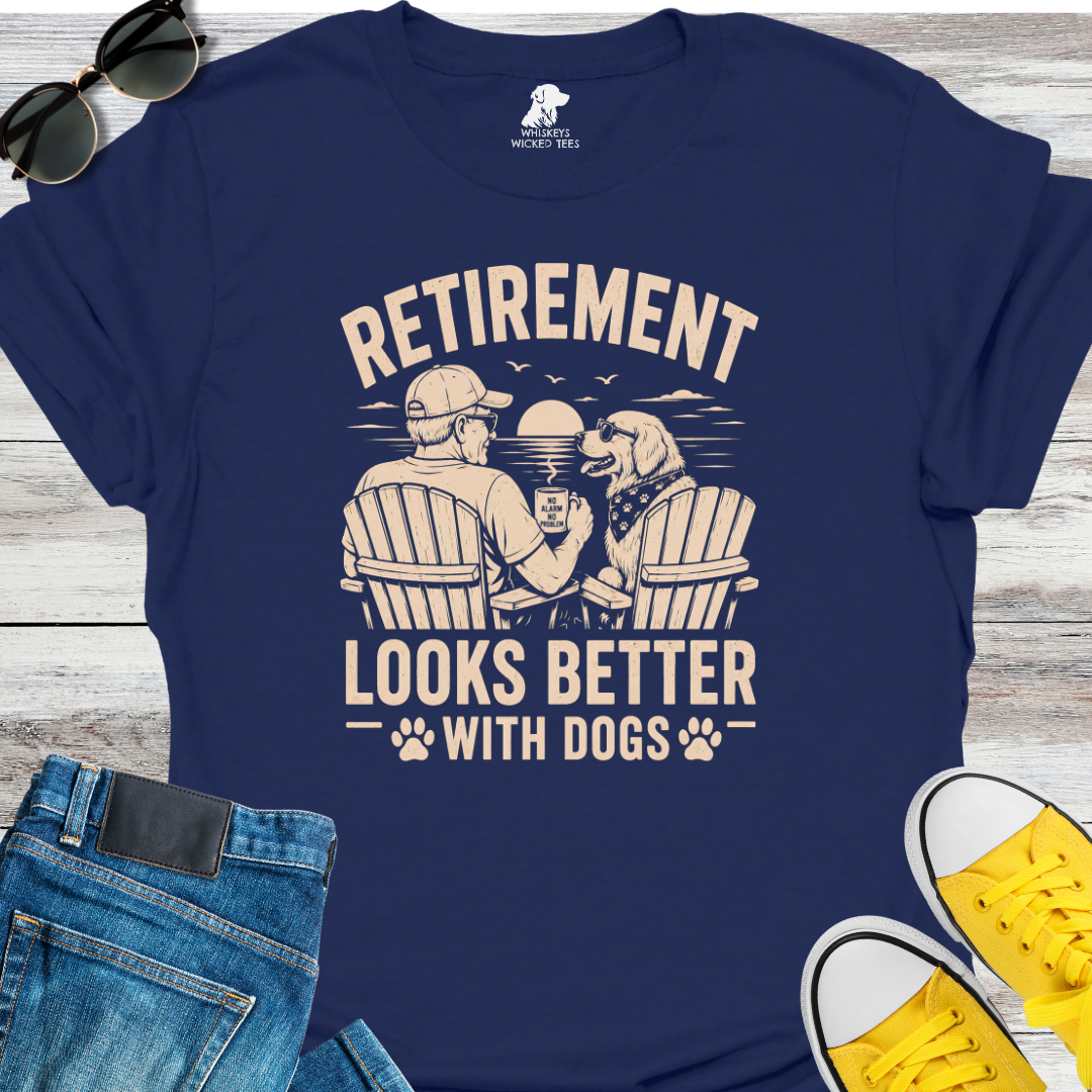 Retirement Looks Better with a Dog T-shirt