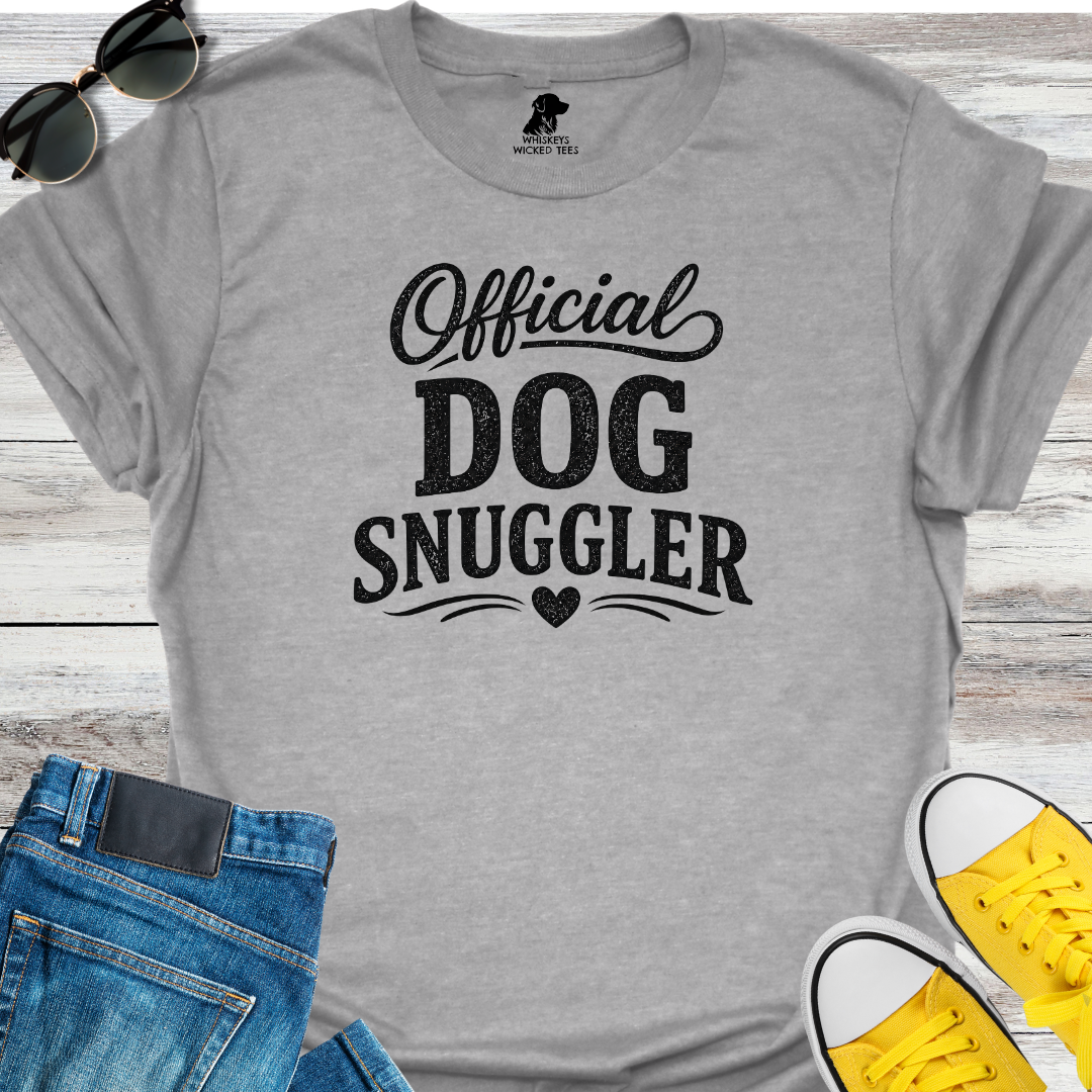 Official Dog Snuggler T-shirt