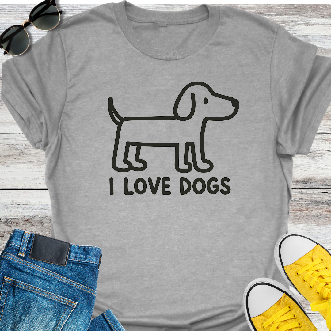 I Love Dogs T-Shirt