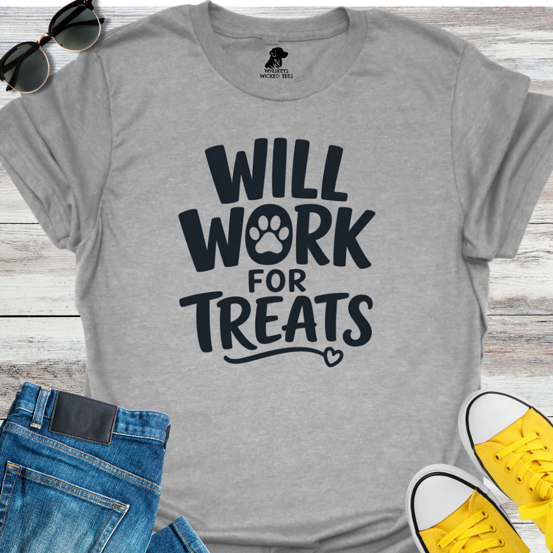 Will Work for Treats T-Shirt