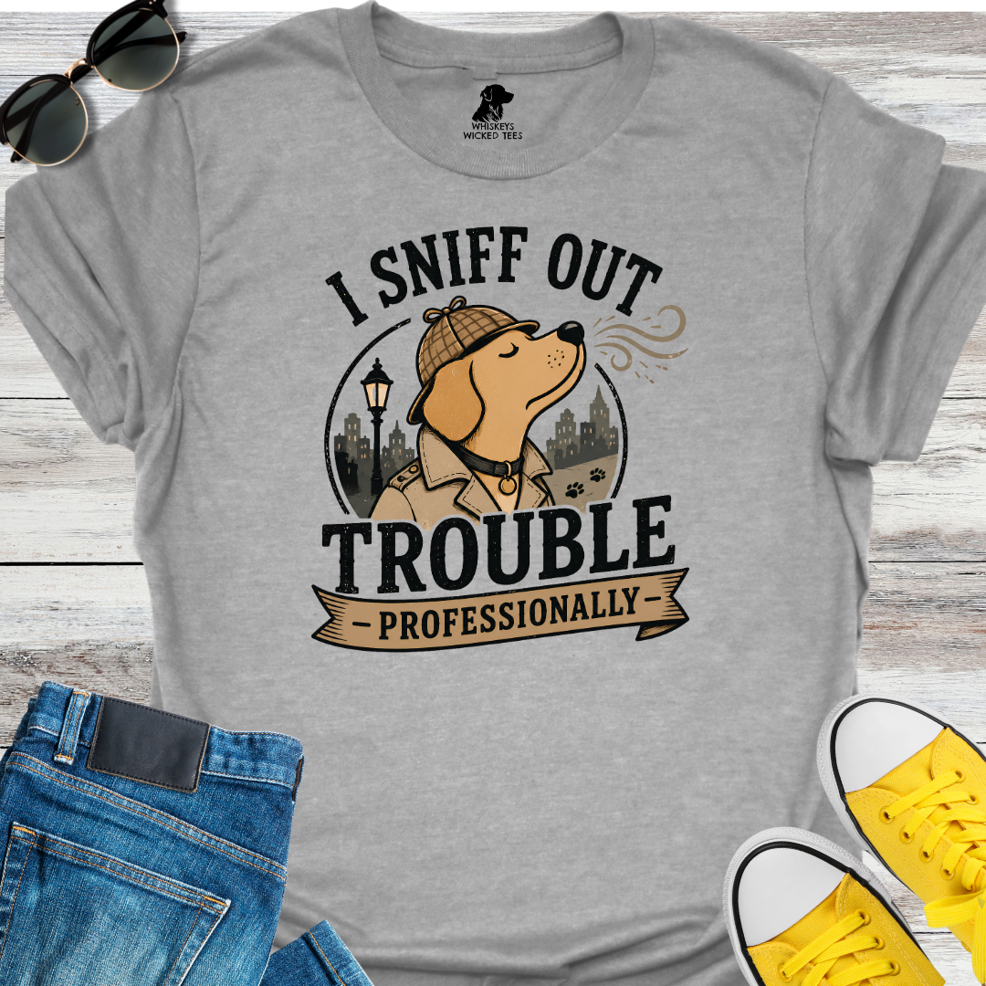 I Sniff Out Trouble  T-shirt