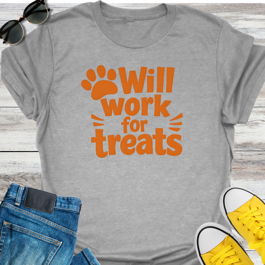 Will Work for Treats T-Shirt